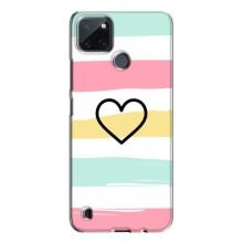 Чохли з тематикою "Маленькі Сердчеки" на Realme C21Y (Гарне сердечко)