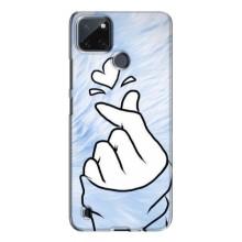 Чохол (Знак сердечка) для Realme C21Y (Серце знак)