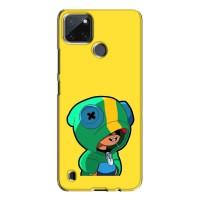 Чехол ЛЕОН (Бравл Старс)  для Realme C21Y (Леон (LEON))