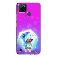 Чехол ЛЕОН (Бравл Старс)  для Realme C21Y (Леон в костюме Акулы)