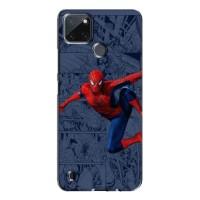 Силиконовый Чехол для Realme C21Y (Человек Паук)