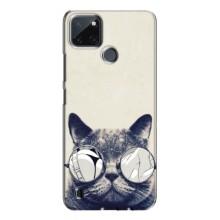 Чехол на тематику: Коты для Realme C21Y (Модный кот)