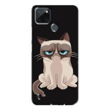 Чехол на тематику: Коты для Realme C21Y (Взгляд кота)