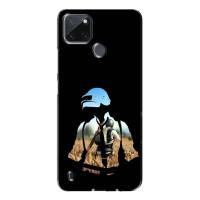 Чохол з картинкою "Герой Pubg" на Realme C21Y (Пубг мен)