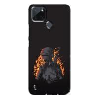 Чохол з картинкою "Герой Pubg" на Realme C21Y (В полум'ї)
