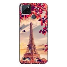 Чехол с Эйфелевой башней на Realme C21Y (Paris photo)