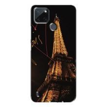 Чехол с Эйфелевой башней на Realme C21Y (Paris)