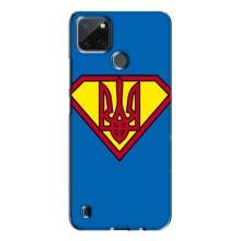 Чехол с картинкой (Патриотический ГЕРБ) на Realme C21Y (Super - Герб)