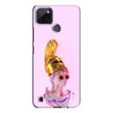 Чехол с Прикольным принтом на Realme C21Y (АРТ Статуя)