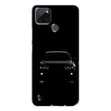Чехол дляРеалми с21у - с принтом БМВ (AlphaPrint) (Машина BMW)