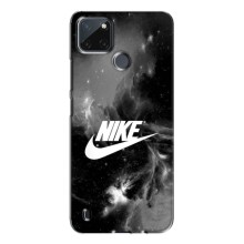 Чехол для Realme C21Y - с принтом Найк (AlphaPrint) (Лого Найк)