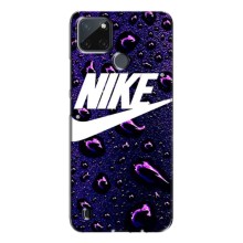 Чехол для Realme C21Y - с принтом Найк (AlphaPrint) (Найк принт)
