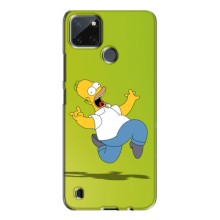 Чехол с Симпсонами для Realme C21Y (VPrint) (Гомер Симпсон)
