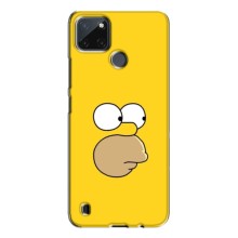 Чехол с Симпсонами для Realme C21Y (VPrint) (Гомер)