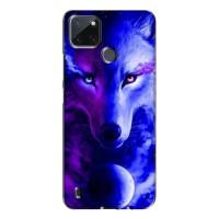 Чехол с Волком на Realme C21Y (Арт-Волк)