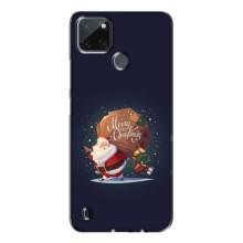 Чехол Санта Клаус для Realme C21Y (Подарки от Санты)