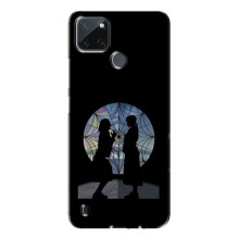 Чехлы Венсдей на Realme C21Y Уэнсдей (AlphaPrint) (комната Уэнздей)