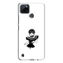 Чехлы Венсдей на Realme C21Y Уэнсдей (AlphaPrint) (танец Уэнздей)