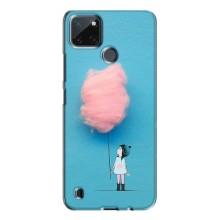 Дівчачий Чохол для Realme C21Y (Дівчинка з хмаринкою)