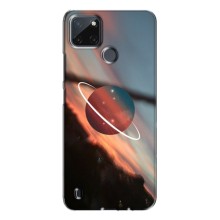 Космические Чехлы для Реалми с21у (VPrint) (Сатурн)