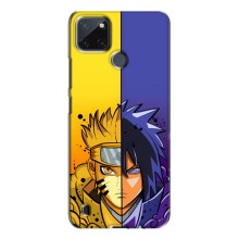 Купить Чехлы на телефон с принтом Anime для Realme C21Y (Naruto Vs Sasuke)