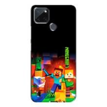 Чохли для Realme C21Y (Персонажі МайнКрафт) (Герой Майнкрафт)