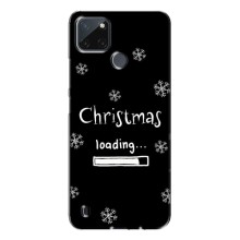 Рождественские, Праздничные Чехлы для Реалми с21у (Christmas loading)