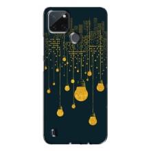 Силиконовые Чехлы Любимому человеку для Realme C21Y (Ночной город)