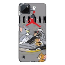 Силиконовый Чехол Nike Air Jordan на Realme C21Y – Air Jordan