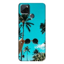 Силиконовый чехол с КАРТИНКАМИ лето для Realme C21Y (AlphaPrint) (Взгляд лето)