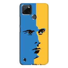 Украинские Чехлы для Realme C21Y с картинкой УПА (AlphaPrint) (Степан Бандера)