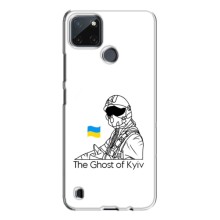 Защитные чехлы (Призрак Киева) для Realme C21Y (AlphaPrint) (Летчик Киева)