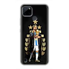 Чехлы для Realme C25Y (Leo чемпион) (AlphaPrint) (Месси Король)