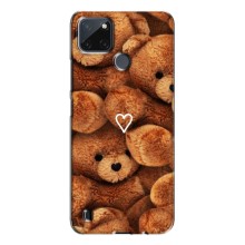 Чехлы Мишка Тедди для Realme C25Y – Плюшевый медвеженок