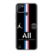 Чехлы PSG для Realme C25Y (AlphaPrint) (футболка ПСЖ)