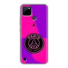 Чехлы PSG для Realme C25Y (AlphaPrint) (яркий ПСЖ)