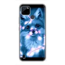 Чехлы с картинкой Лисички для Realme C25Y (VPrint) (Яркая лисичка)