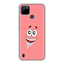 Чехлы с Патриком на Realme C25Y (Мордочка Патрика)