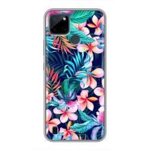 Чохол для Реалмі С25У - з принтом (Дизайнерські) (AlphaPrint) (Мальовничі квіти)