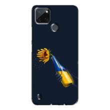 Чехол для Патриота Украины Realme C25Y - (AlphaPrint) – Коктейль молотова