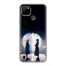 Чехлы Венсдей на Realme C25Y Уэнсдей (AlphaPrint) (Уэнздей и Инид)