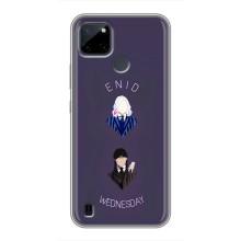 Чехлы Венсдей на Realme C25Y Уэнсдей (AlphaPrint) (Уэнздей и подруга)