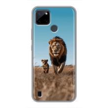 Чехол Король лев на Реалми С25У (Мусафа и Симба)