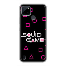 Чехол Гра в кальмара для Realme C25Y – Логотип игры кальмара