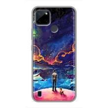 Космические Чехлы для Реалми С25У (VPrint) (Галактический вид)