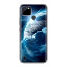 Космические Чехлы для Реалми С25У (VPrint) (Земля с космоса)