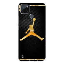 Силиконовый Чехол Nike Air Jordan на Realme C25Y (Джордан 23)