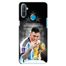 Чехлы для Realme C3 (Leo чемпион) (AlphaPrint) (Месси Чемпион)