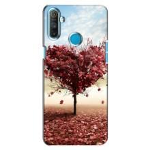 Чехлы для любимой на Реалми С3 (VPrint) (Дерево сердце)