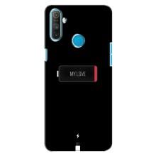 Чехлы для любимой на Реалми С3 (VPrint) (Love battery)